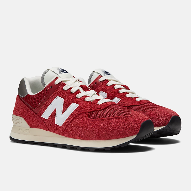 Unisex 574 - Varsity červená s bílou
