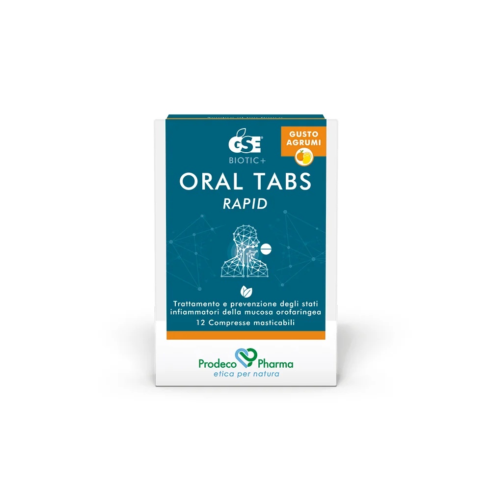 GSE Gse Oral Tabs Rapid Citrus behandelt en voorkomt keelpijn