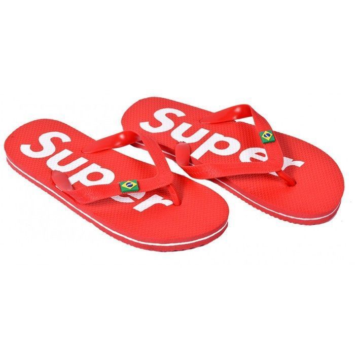 Tongs Enfant - OZABI - SB5305 - Rouge - Ultra légères - Résistantes