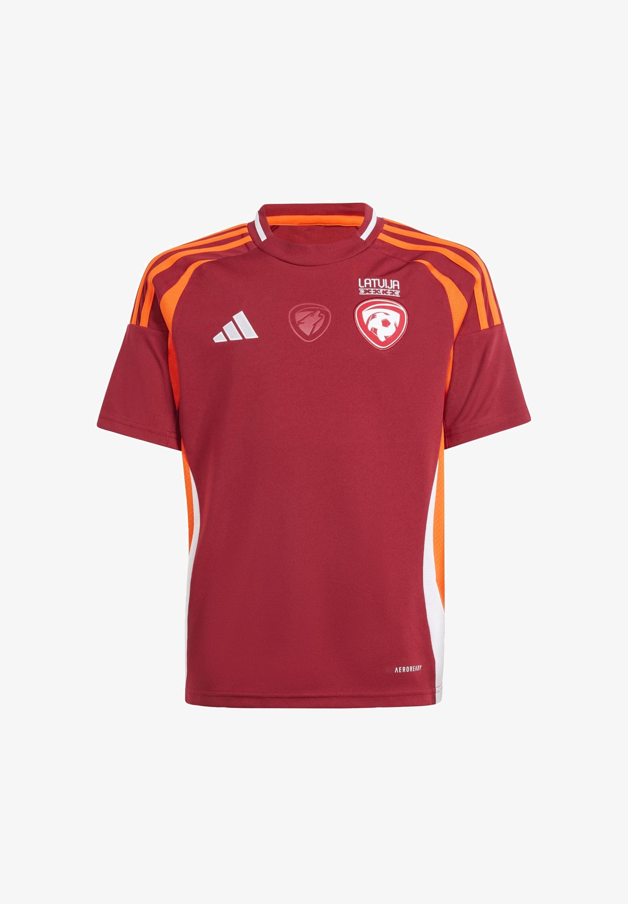adidas Performance LATVIA HOME - Futbalový dres - tímová kolekcia bordová