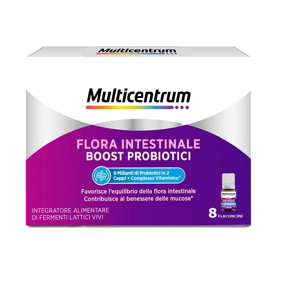 MULTICENTRUM Multicentrum Duobiotic 8 frascos de 7 ml Suplemento alimentar probiótico