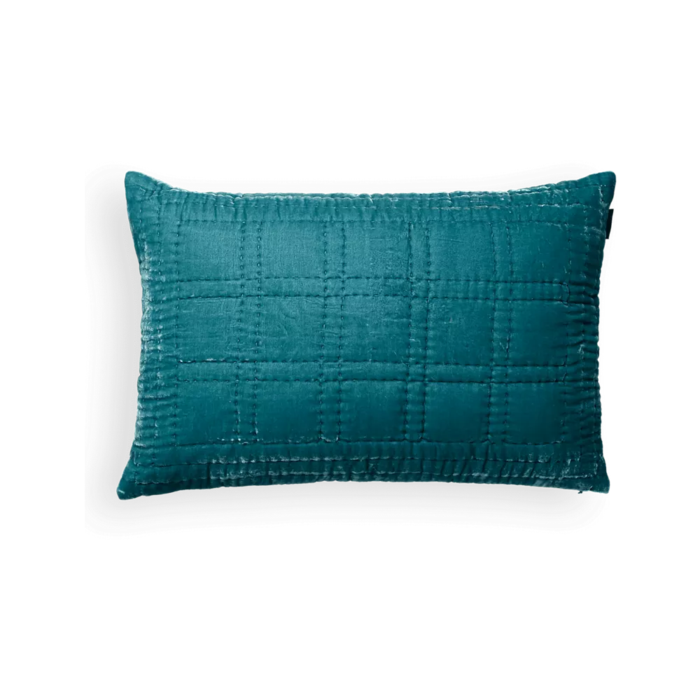 Housse de coussin House of Rituals Collection Saigon, en velours de soie viscose, 60 x 40 cm