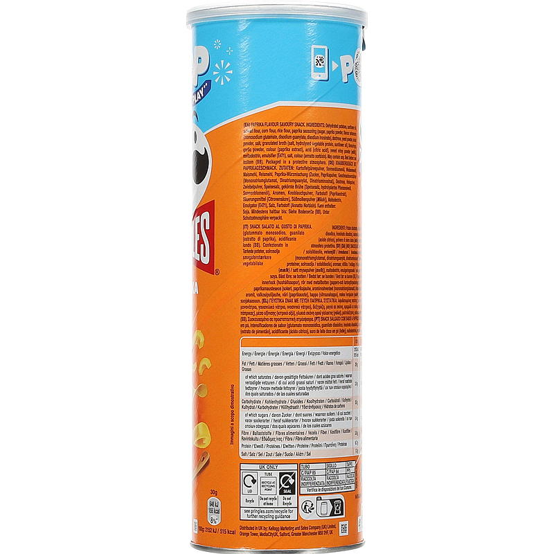 Pringles Pringles 165 g Paprikaa