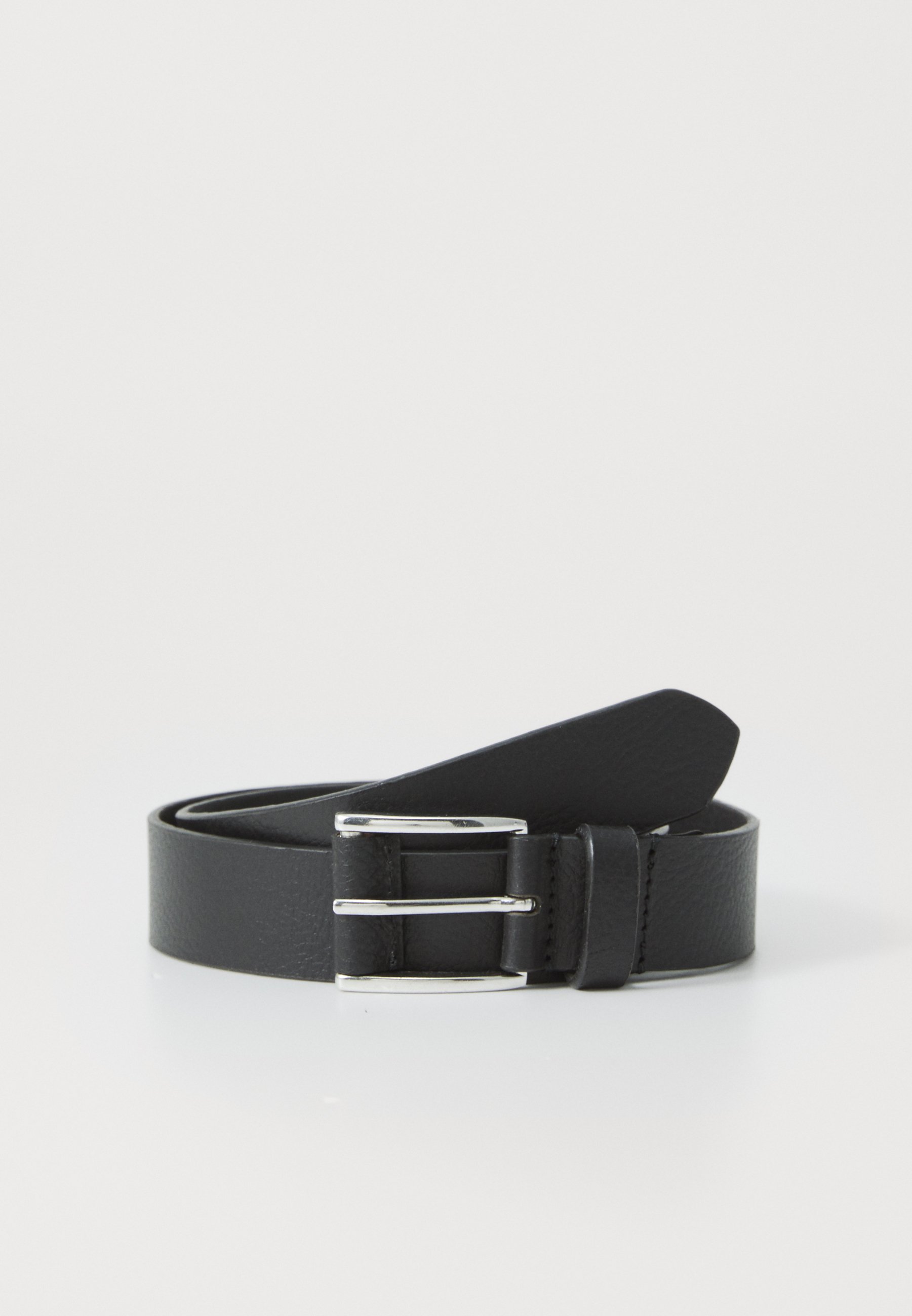 Pier One Leren Unisex Riem - zwart