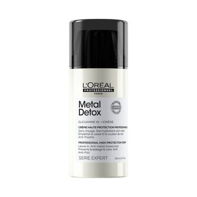 L'Oréal Professionnel Serie Expert Metal Detox Crème Haute Protect Hiuksiin jätettävä, katkeilua ja väriä suojaava voide 100 ml 100 ml