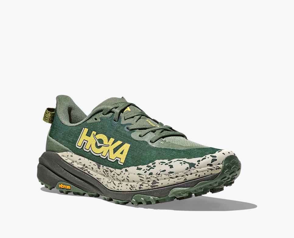 HOKA Speedgoat 6 Felce / Grigio asfalto