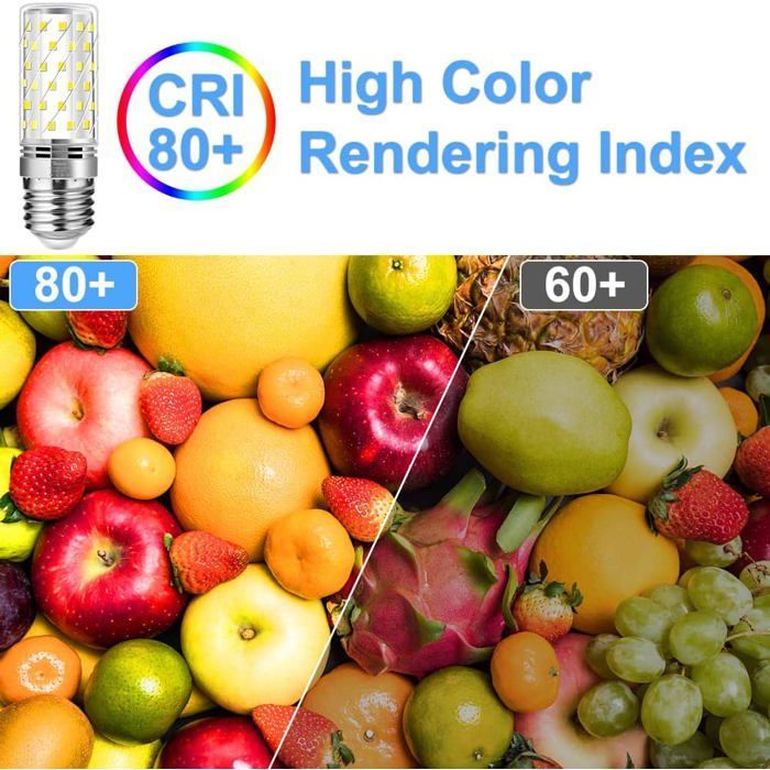 E27 LED Bulb, 12W (Equivalent to 100W Halogen Bulbs), 1200LM, 3000K, 230V, Warm White, Non-Dimmable, Flicker-Free, 6pcs