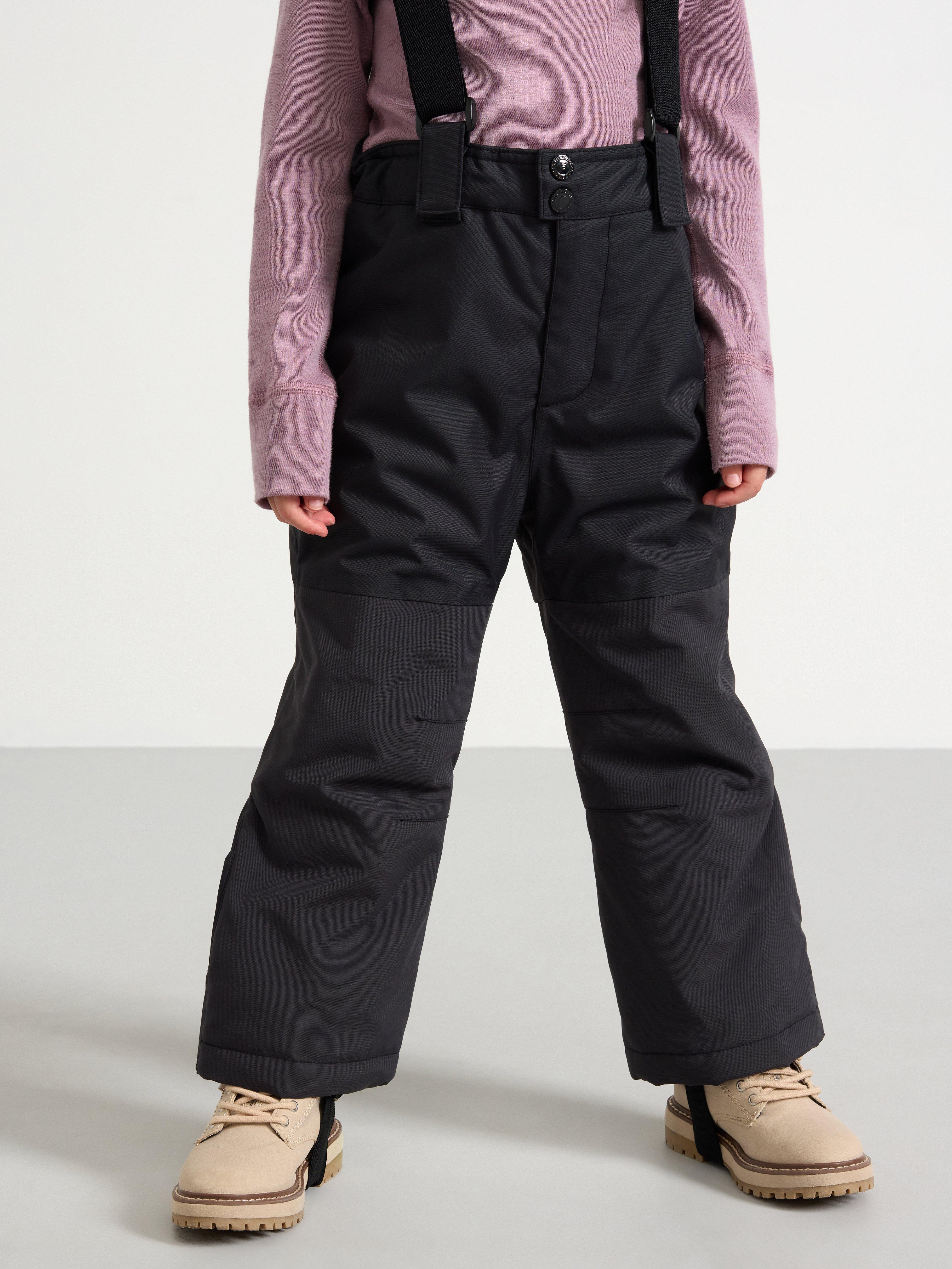 Pantalones de esquí con tirantes negros