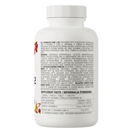 OstroVit Vitamin D3 + K2