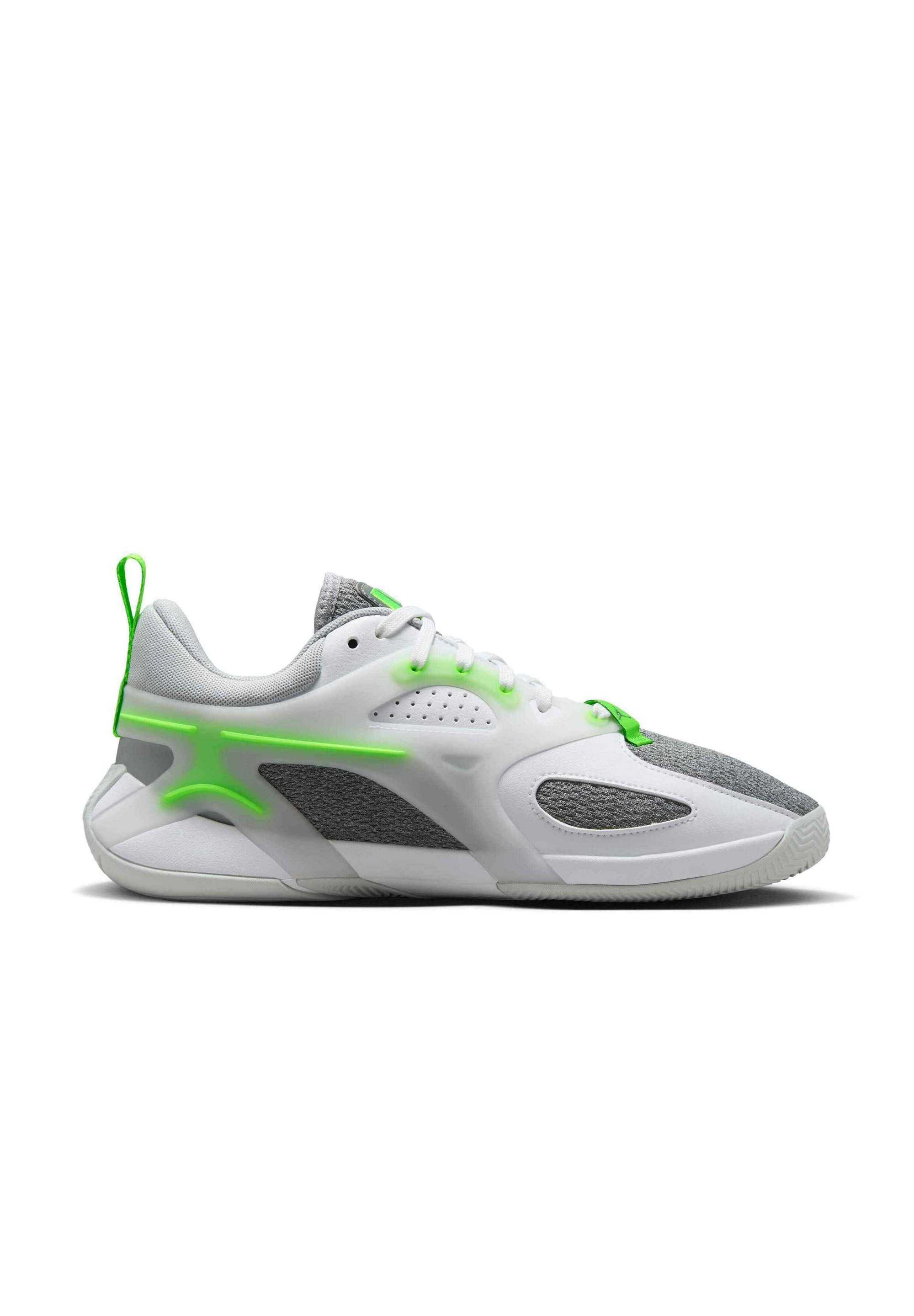 Jordan JORDAN HEIR - Basketbalschoenen - sail electric green white wolf grey