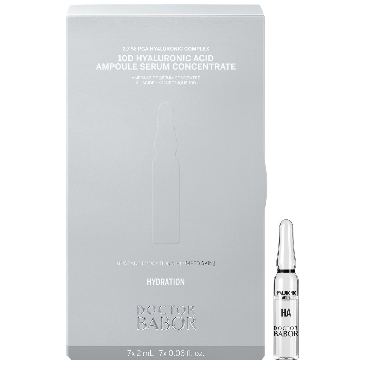 Sérum em Ampola BABOR DOCTOR BABOR 10D Ácido Hialurônico - Concentrado - 14 ml
