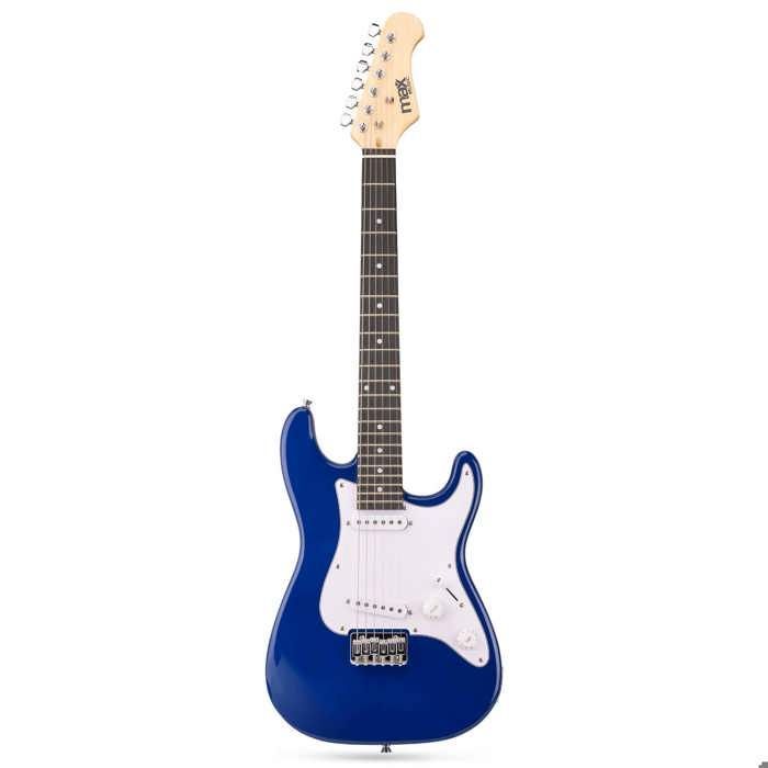 MAX GigKit Junior 3/4-E-Gitarre in Blau für Kinder mit 20-Watt-Verstärker