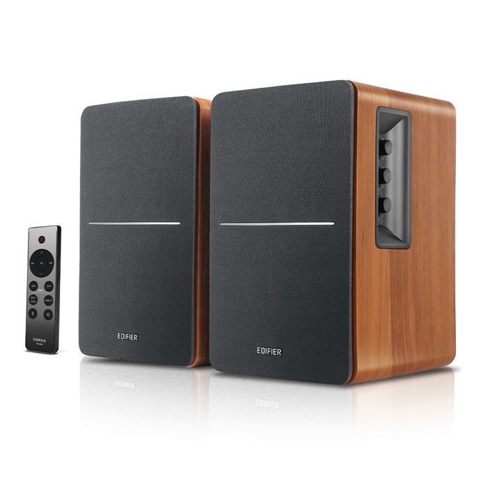 Edifier R1280DBs actieve Bluetooth-luidsprekers - 2.0 draadloze monitorluidspreker - 42W RMS met subwooferuitgang - Hout