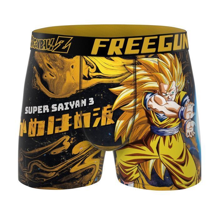 Freegun Boys' Boxer Shorts DRAGON BALL Z, Boys' Underwear - Purple (Pack of 4)