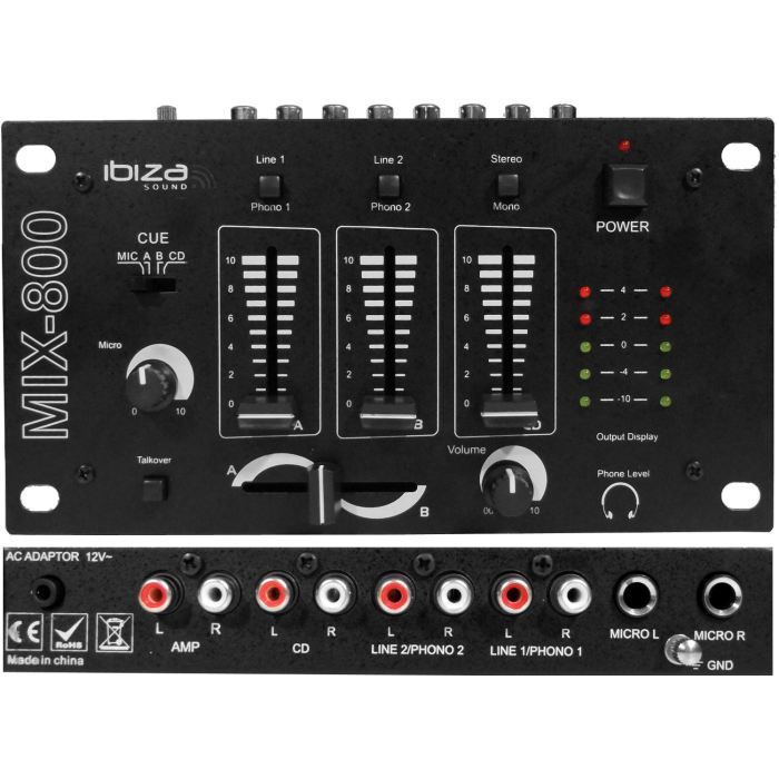 480W sound system pack + mixer + 2 speakers + mic