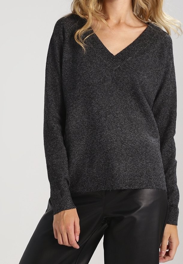 Pull Vero Moda - noir chiné