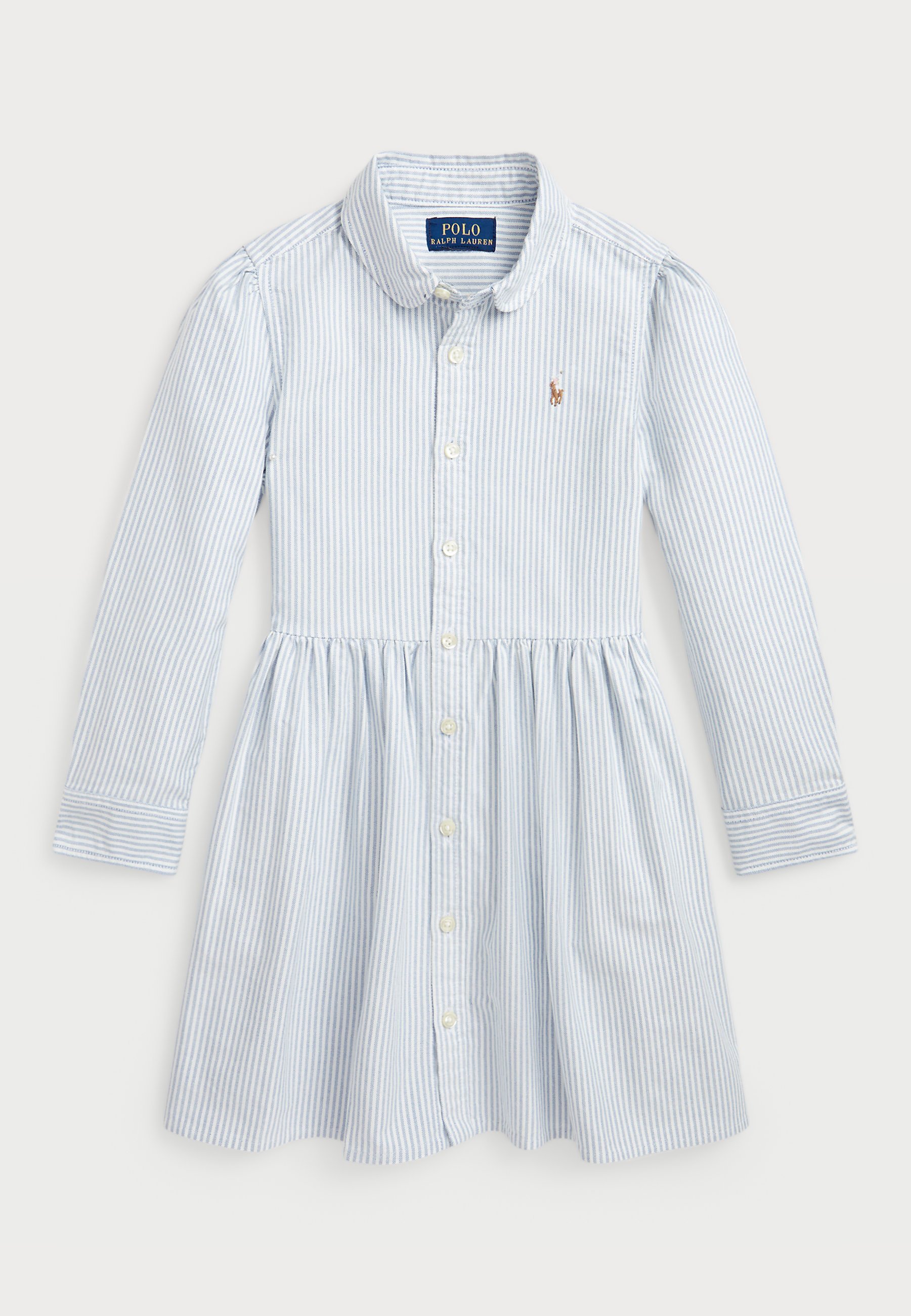 Polo Ralph Lauren SVĪTRAINA KOKVILNAS OKSFORDAS KREKLKLEITA - Kreklkleita - zila/balta