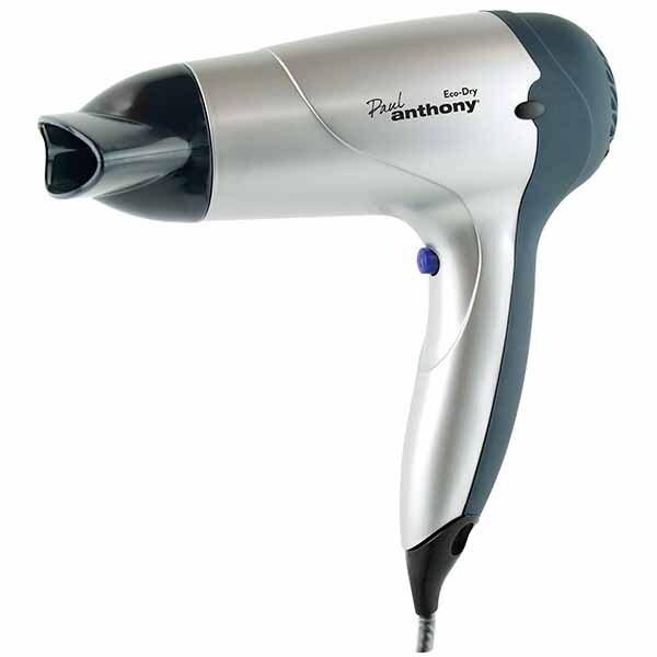 Asciugacapelli Paul Anthony 'Eco-Dry' da 1600 W - Argento