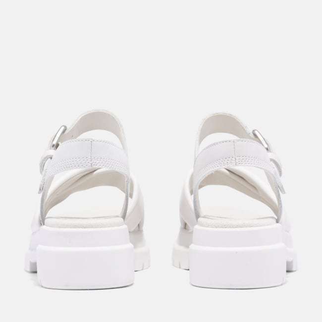 Sandalo a Listini Incrociati London Vibe da                Donna in bianco