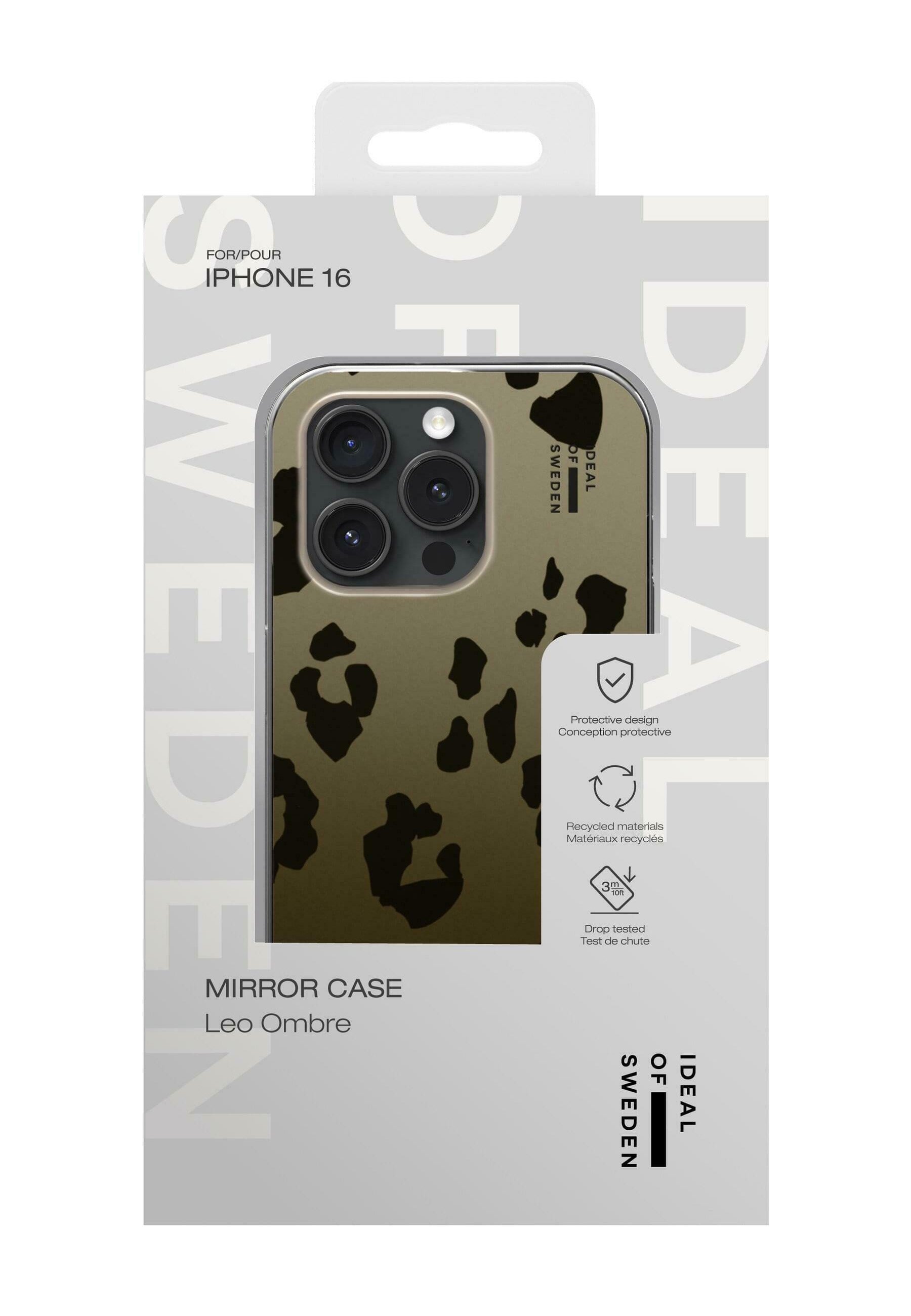 iDeal of Sweden MIRROR IPHONE 16 - Telefoonhoesje - goud