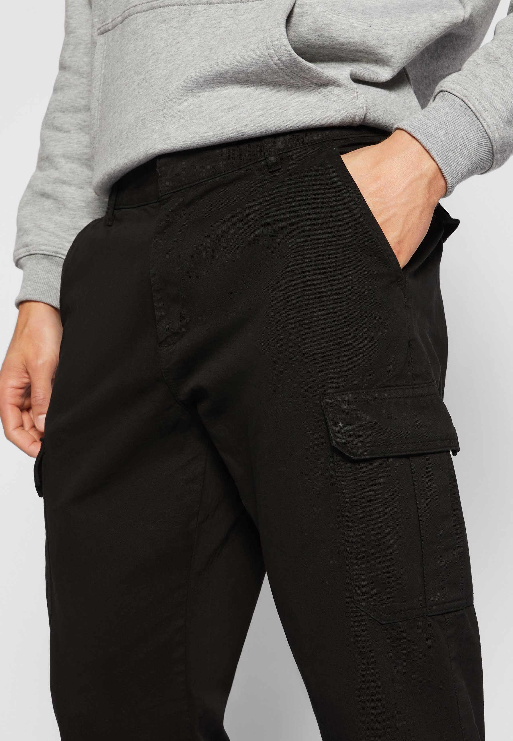 Pantaloni cargo Urban Classics a gamba dritta - neri