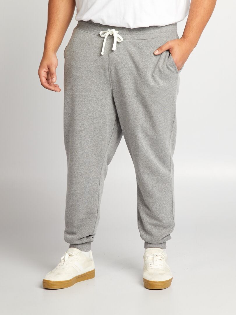 Fleece joggingbroek - GRIJS