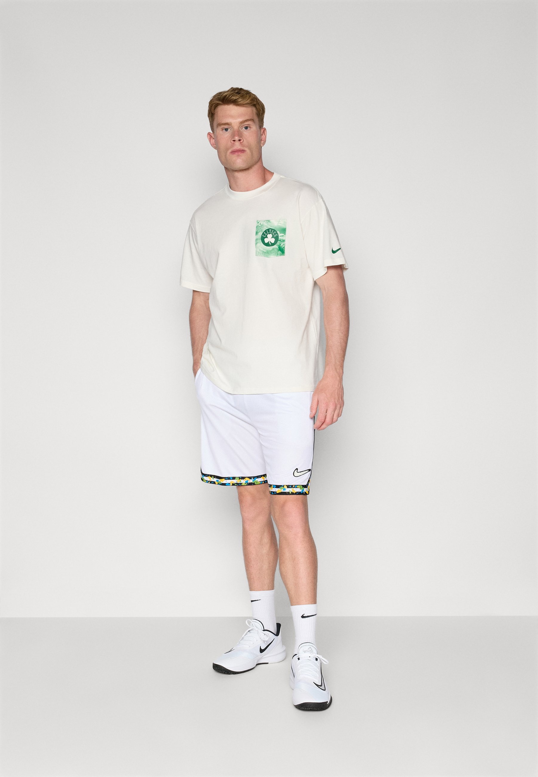 NIKE HOODIE HOODIE TEAM LOGO TEE - Pelipaita - navy/whiteNike Performance