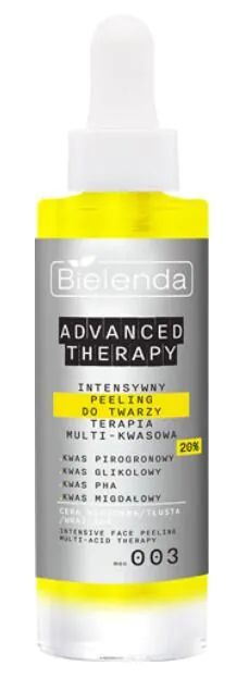 Bielenda Advanced Therapy Multi-kwasowy 20% Intensywny peeling do twarzy terapia003