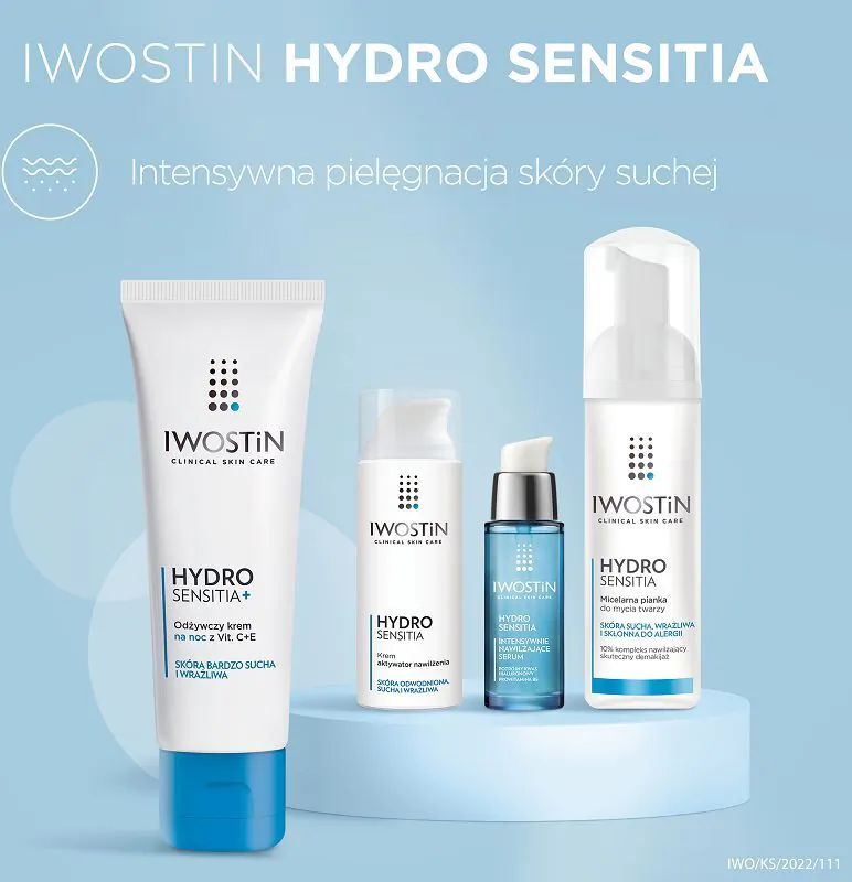 Iwostin Hydro Sensitia Krem na noc z witaminami C+E