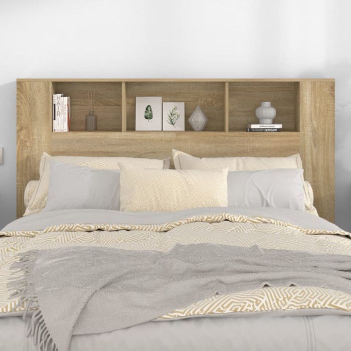 cabecero de armario vidaXL Sonoma Oak 160x18,5x104,5 cm 811937