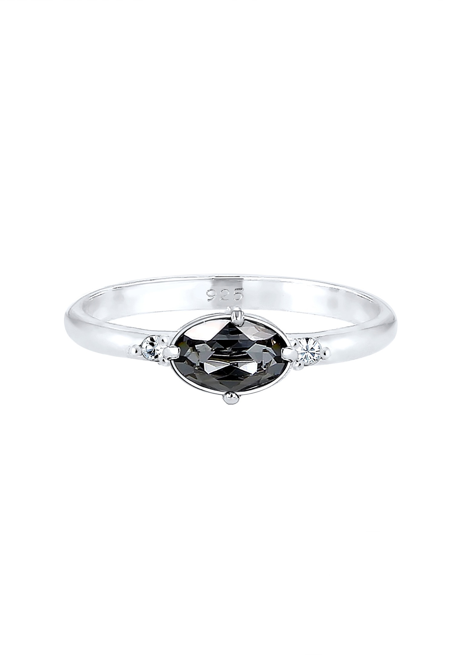 Elli Femmes Simple Elégant avec cristaux en argent sterling 925