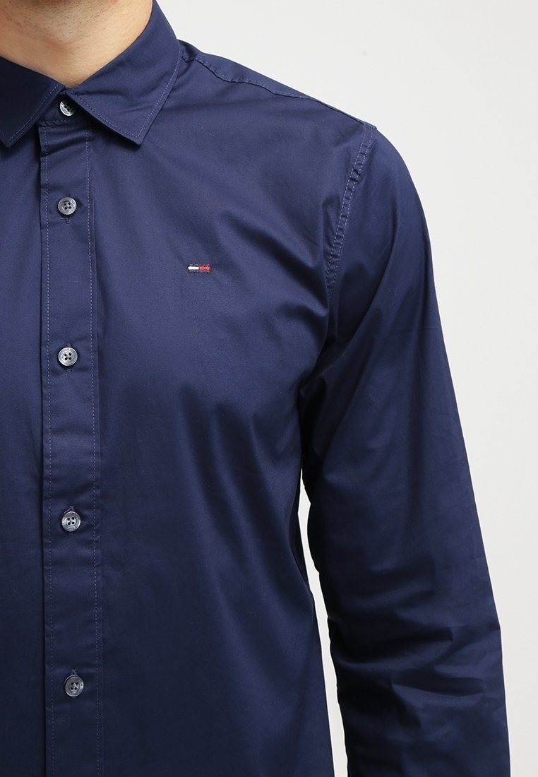 Džínová košile Hilfiger - tmavě modrá