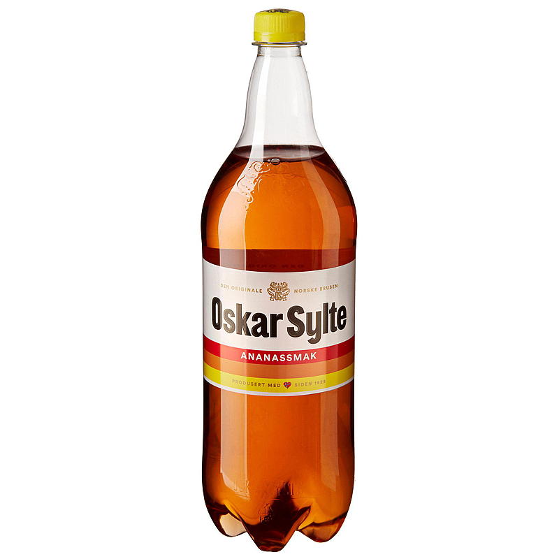 Oscar Sylte Ananasläsk 1,5 l, Oskar Sylte