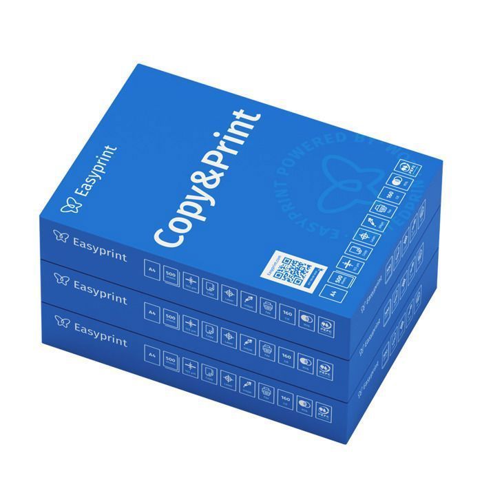 Easyprint Printer and copier paper, 1500 sheets, 3 x 500 A4, premium white, PEFC certified