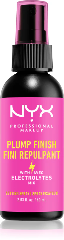 Spray fixador de maquiagem NYX Professional Plump Finish com vitaminas
