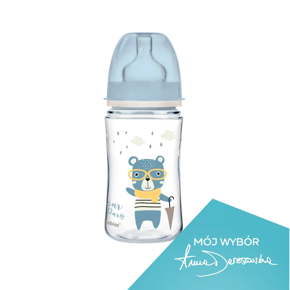 Canpol Babies Butelka Szeroka Antykolkowa Easy Start Bonjour