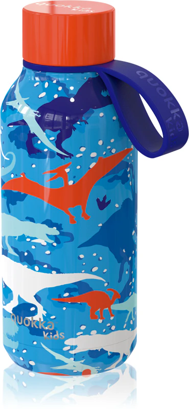 Quokka Solid Kinder-Thermoflasche mit Tragegurt