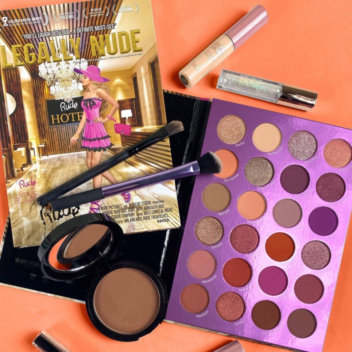 Rude Cosmetics LEGALLY NUDE 24 Eyeshadow Palette