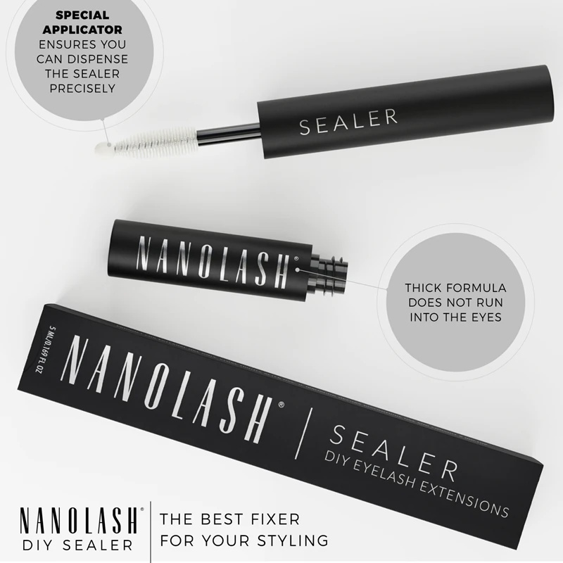 Nanolash DIY Sealer prozorni fiksirni gel za podaljševanje trepalnic
