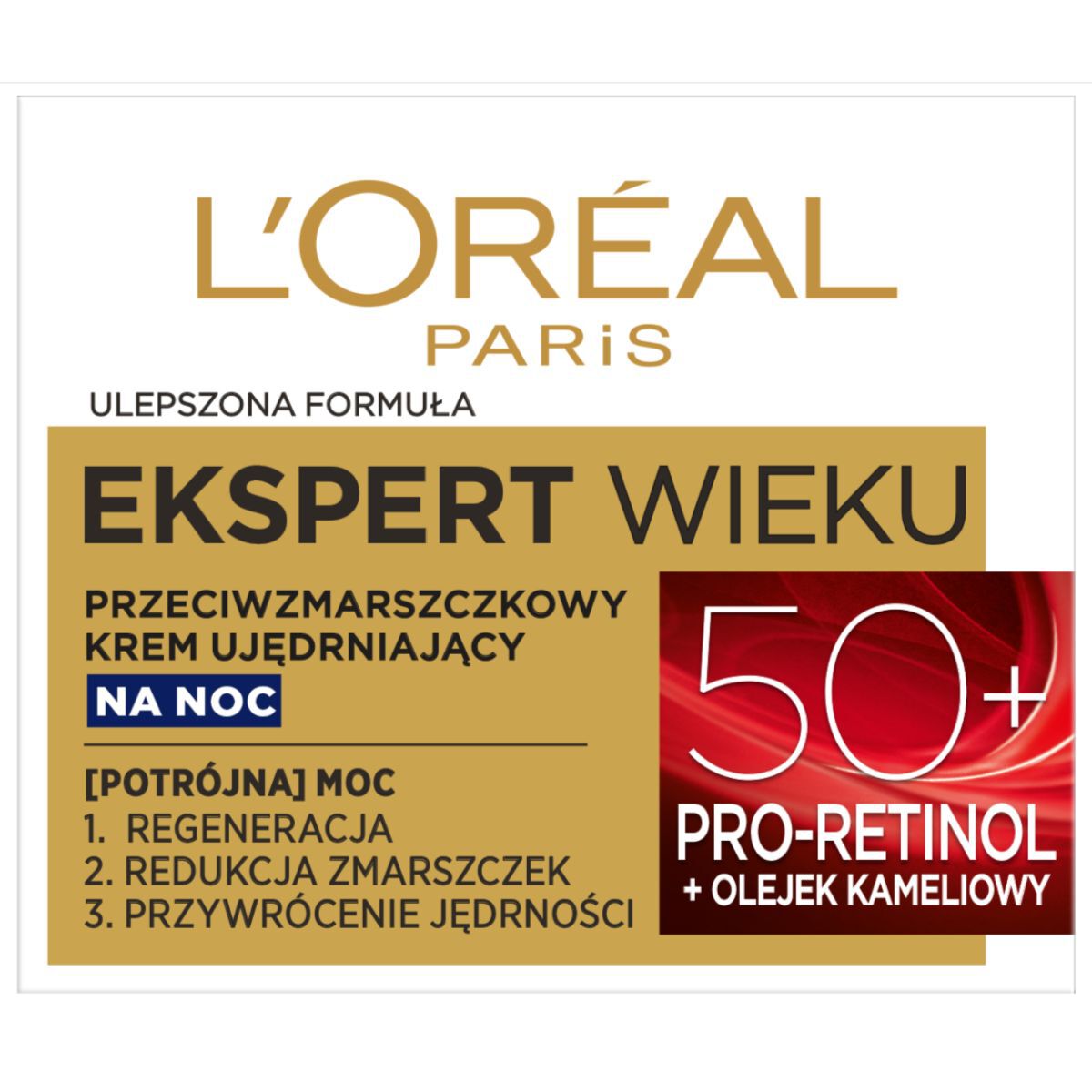 L'Oréal Paris 50+ Anti-rynk Uppstramande Nattkräm 50ml Age Expert