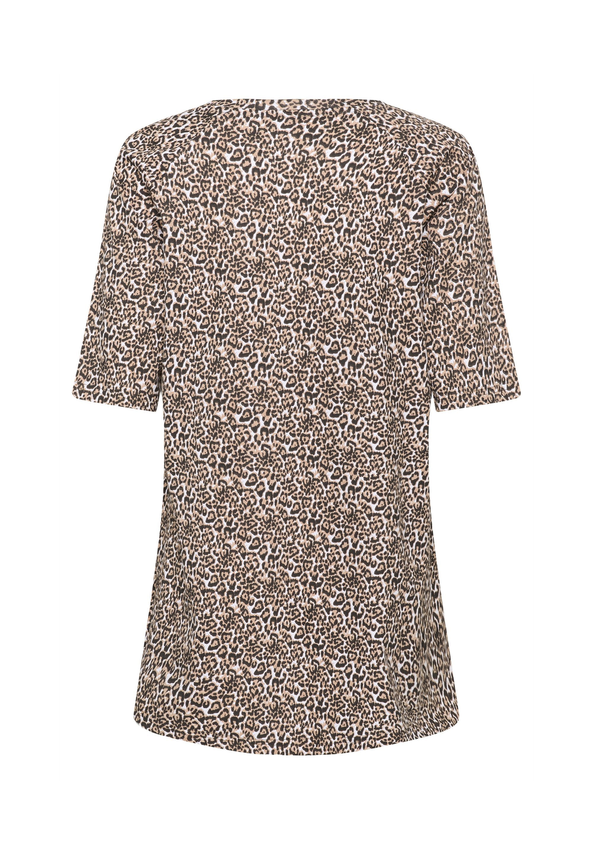 Bon'A Parte TAMIA - Print T-shirt - leopard print brown