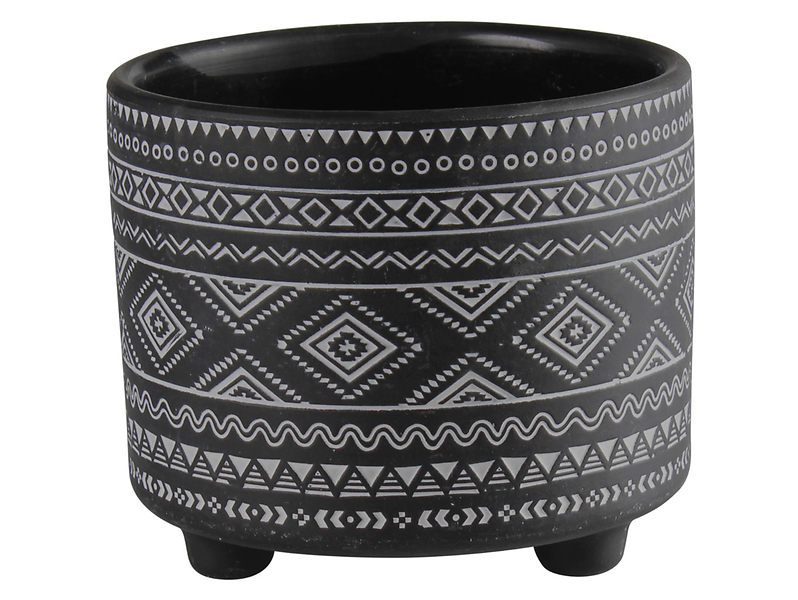 Osłonka na doniczkę Evert 14 cm czarna