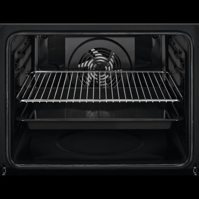 Forno da incasso Electrolux, Serie 300, Classe energetica A, 68 litri, a convezione, AquaClean, nero opaco, stile retrò, FR53G