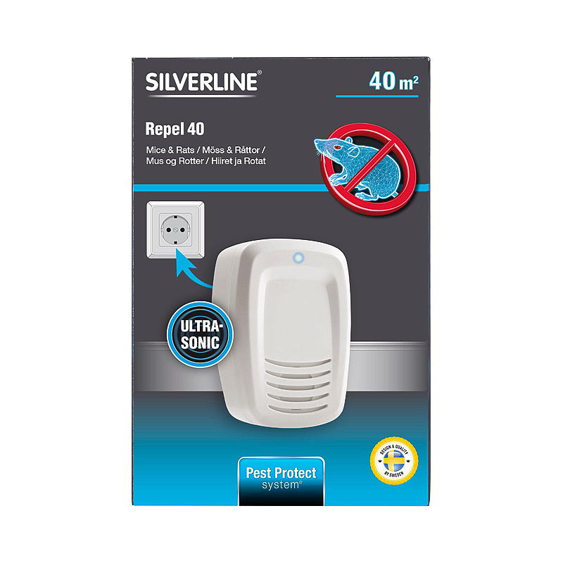 Silverline Mäuse- und Rattenabwehrmittel Repel 40 Silverline