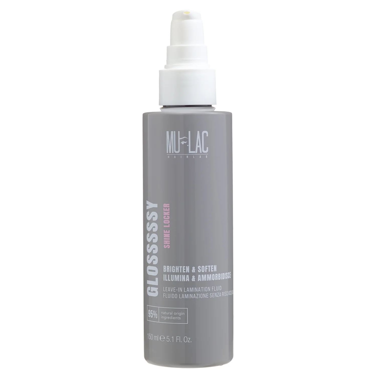 Hairlab Glosssssy Shine Locker - Fluido Laminazione Senza Risciacquo - Siero Capelli Styling & Finish, Gloss capelli