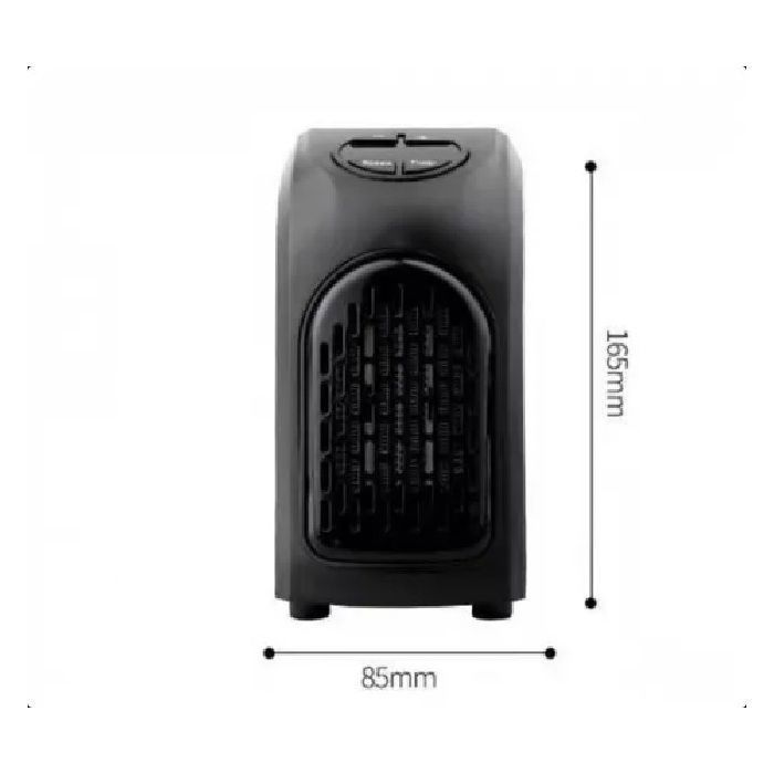 Cobye - Mini 400W elektrische kachel - Draagbaar, compact en energiezuinig - Verwarmt 20m² - Perfect voor kamperen en de winter