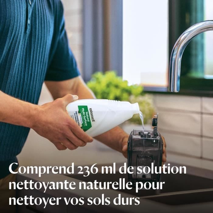 BISSELL Crosswave HF3 Select 3639N - 3-in-1 draadloze stofzuiger - Stil en wendbaar