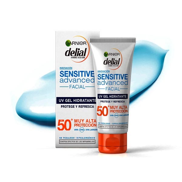 Loțiune facială avansată pentru ten sensibil SPF 50+ | 50 ml