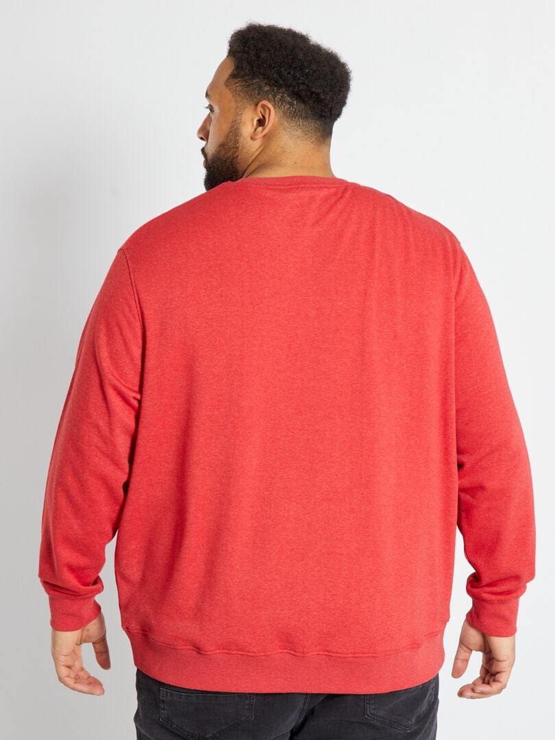 Fleece sweatshirt - ROOD