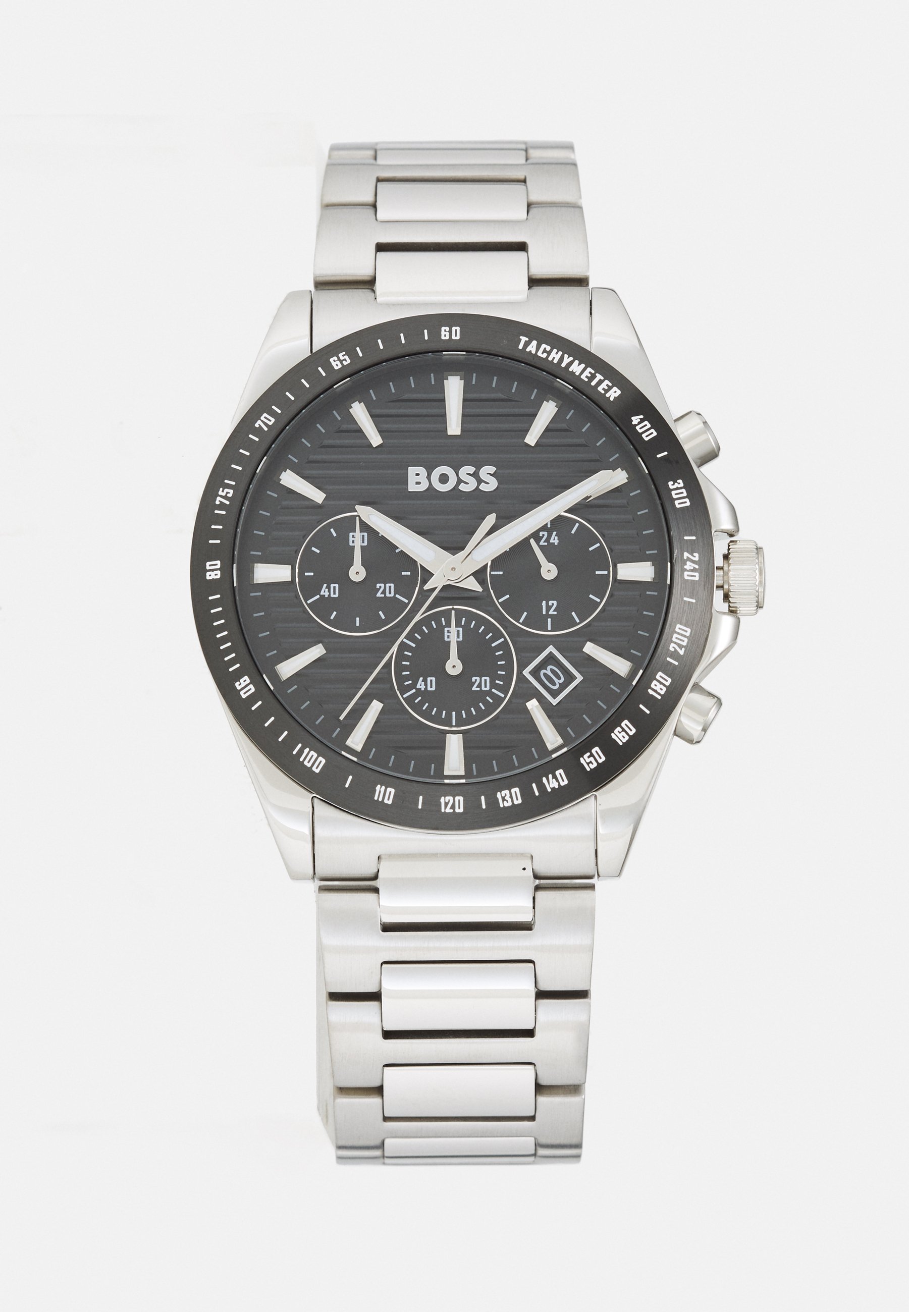 BOSS STRIKE - Orologio cronografo - color argento/nero